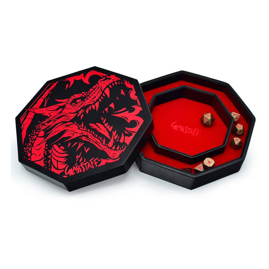 CritStones Arena Dice Tray Red Dragon Board games and accessories