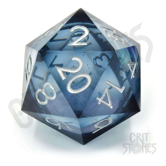 CritStones Liquid Core Dice D20 Ocean Orb 5 cm Dice