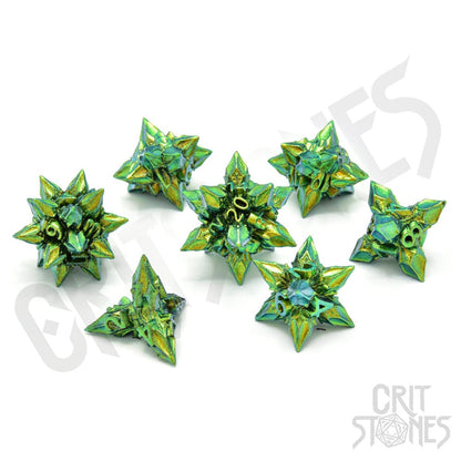 CritStones Metal Dice Set Unholy Bane (7) Dice