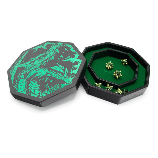 CritStones Arena Dice Tray Green Dragon Board games and accessories