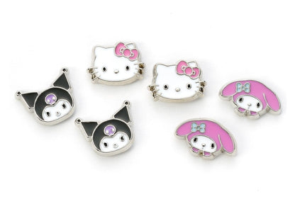 Sanrio Stud Earring Set Hello Kitty, Kuromi and My Melody
