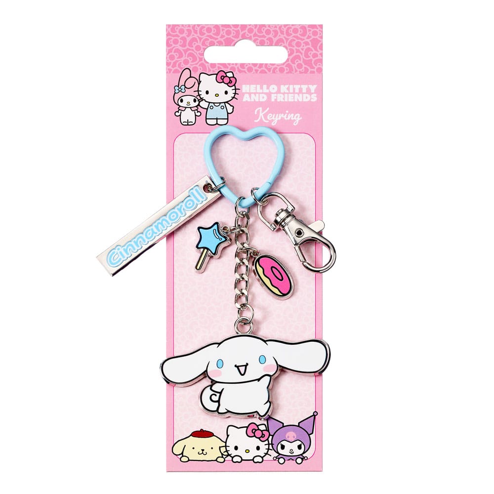 Hello Kitty Key Chain with Cinnamoroll Charms 15 cm The Carat Shop