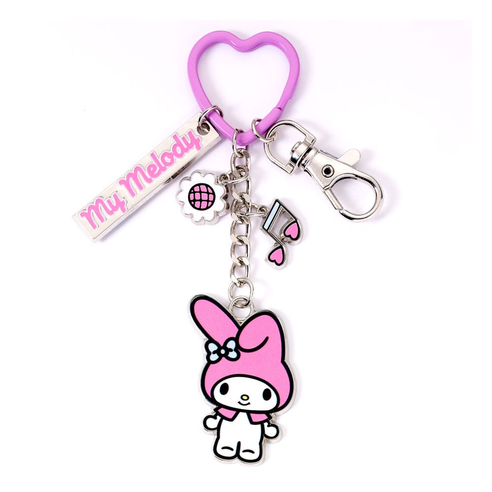 Hello Kitty Key Chain with My Melody Charms 15 cm The Carat Shop