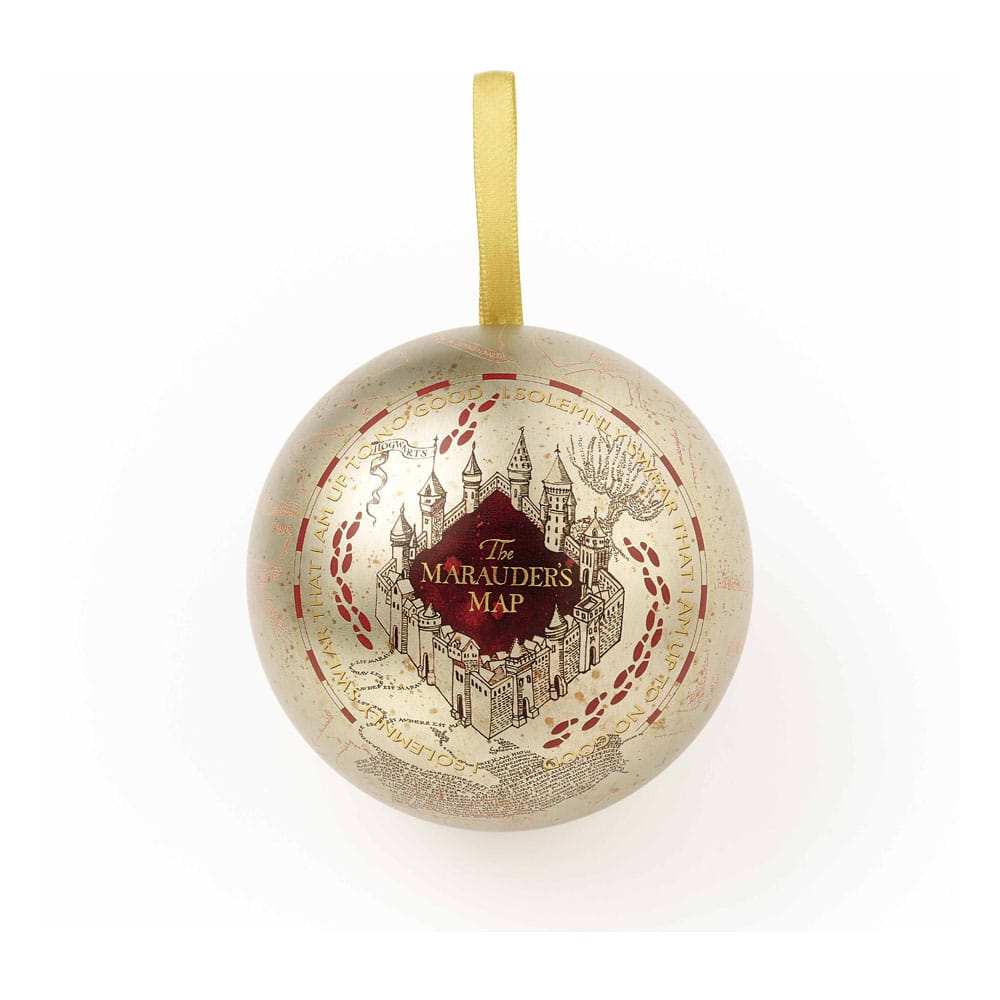 Harry Potter tree ornament with Pin Badge Deck Marauders Map The Carat Shop