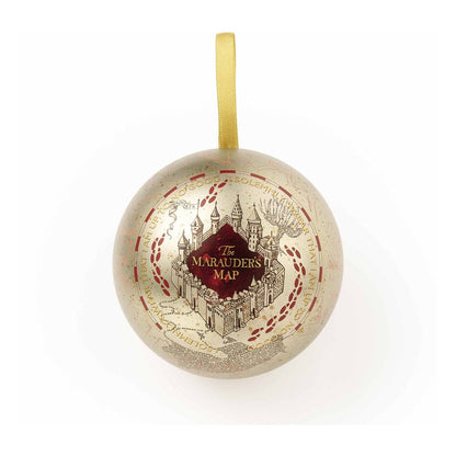Harry Potter tree ornament with Pin Badge Deck Marauders Map The Carat Shop
