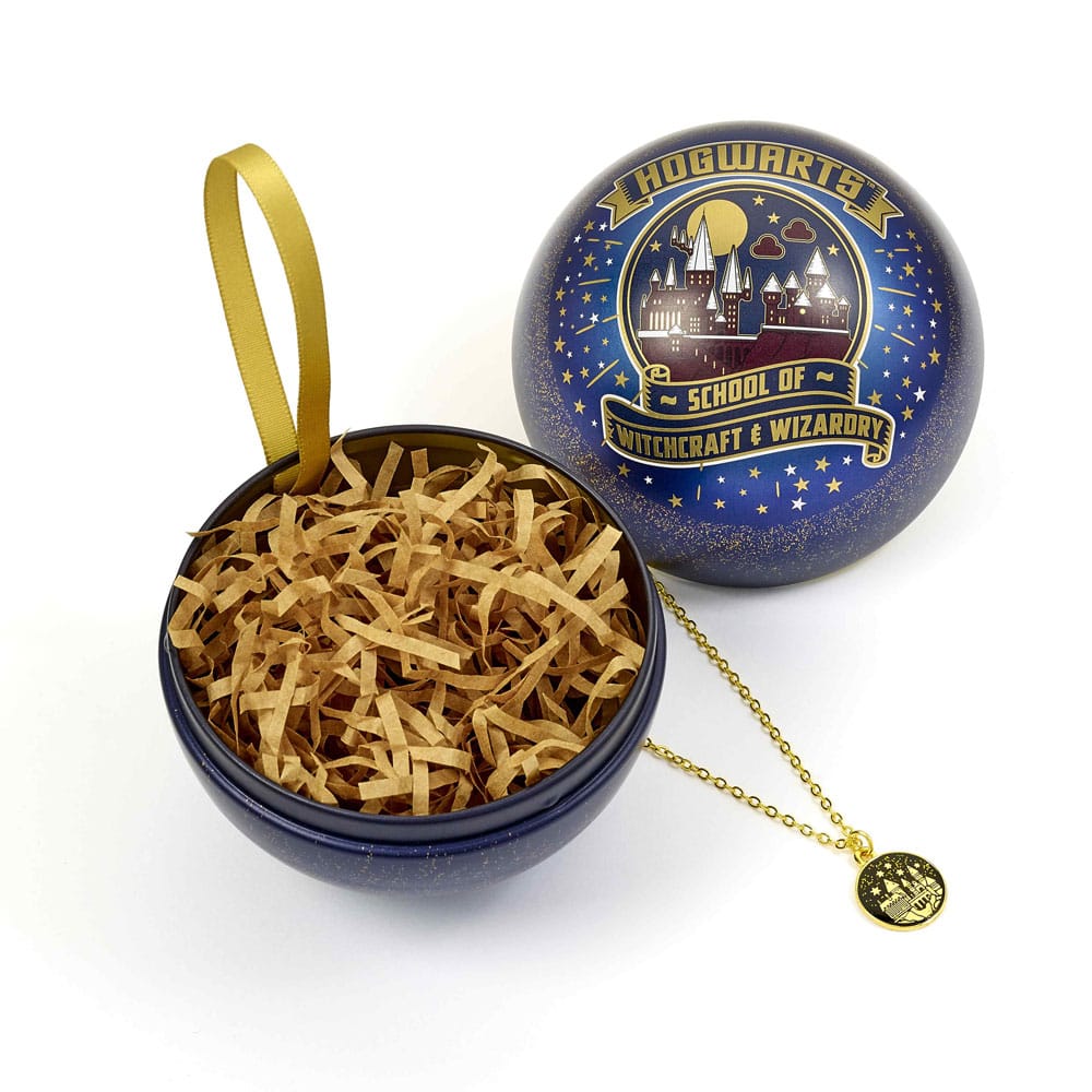 Harry Potter tree ornament with Necklace Hogwarts School of Witchcraft and Wizardry The Carat Shop
