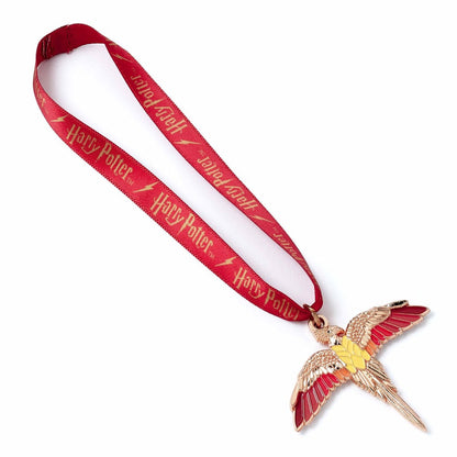 Harry Potter tree ornament Fawkes Rose Gold