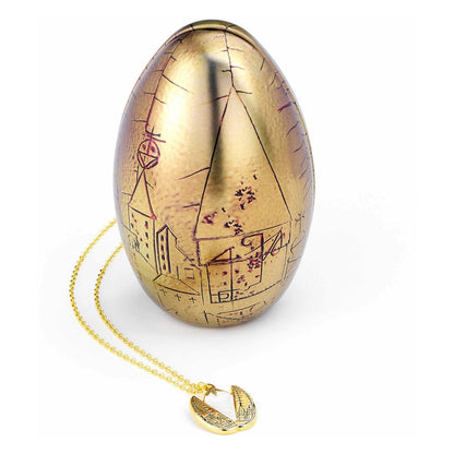 Harry Potter Necklace with Pendant Golden Egg with Gift Box The Carat Shop