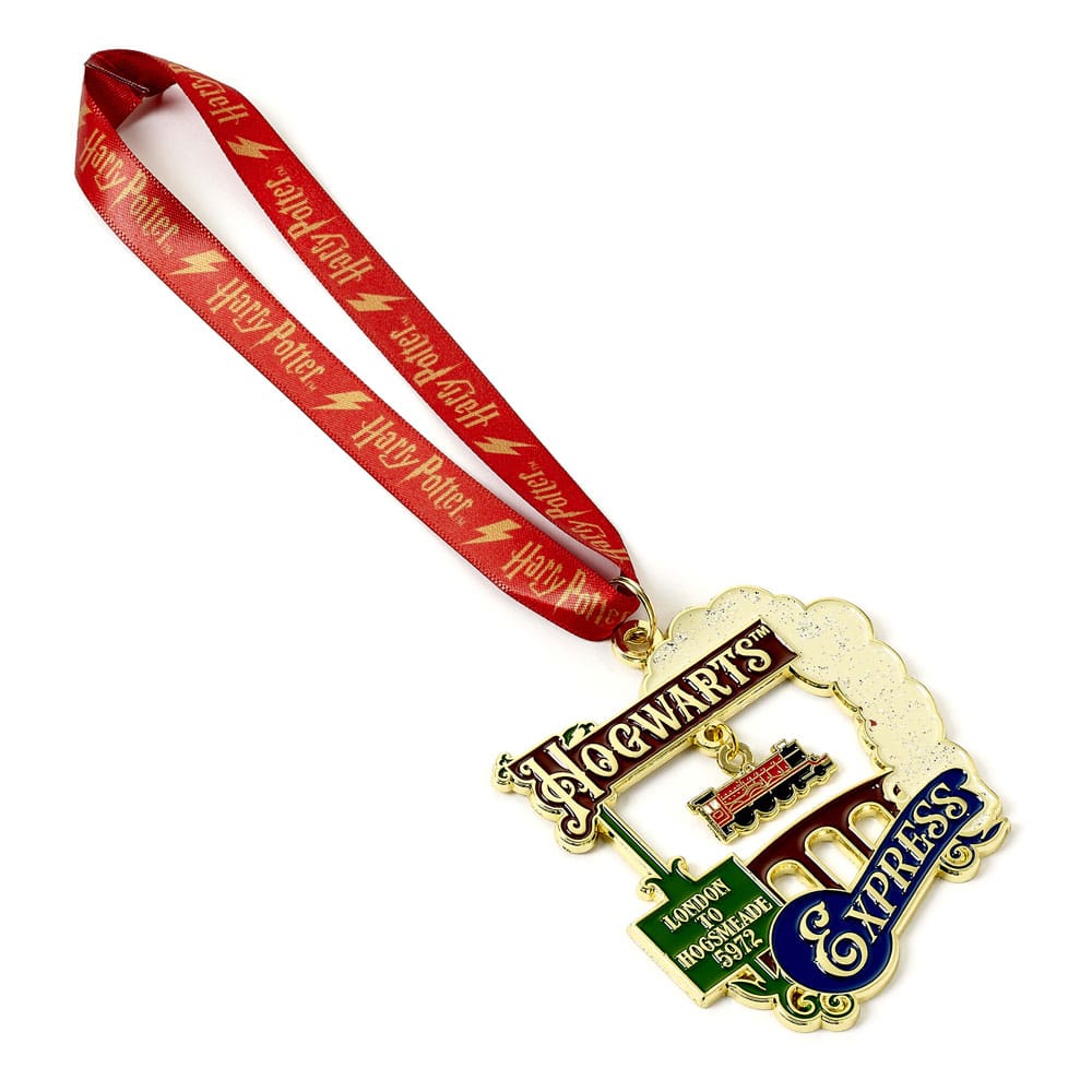 Harry Potter tree ornament Hogwarts Express (Golden Tone) Decoration