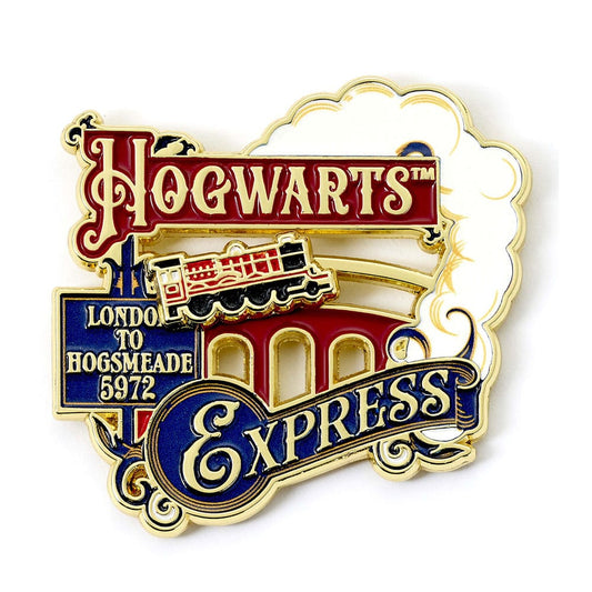 Harry Potter Pin Badge Hogwarts Express (Golden Tone) Pins & Brooches