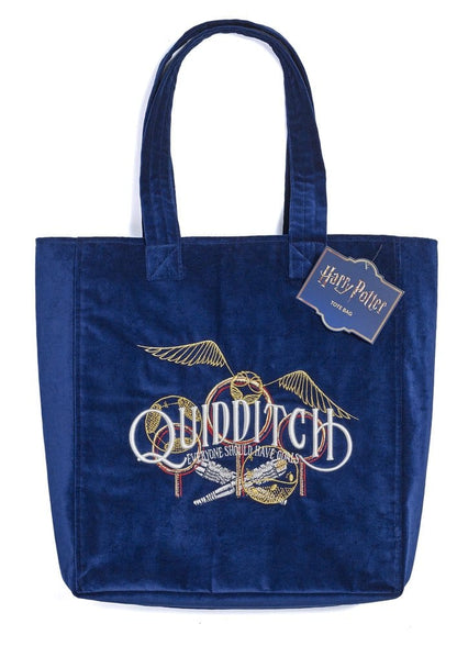 Harry Potter Tote Bag Quidditch Velvet
