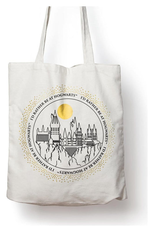 Harry Potter Tote Bag Hogwarts Castle Cotton