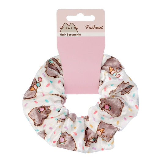 Pusheen Hair Scrunchie White Ice Cream The Carat Shop