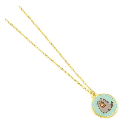 Pusheen Pendant & Necklace Blue Pizza The Carat Shop