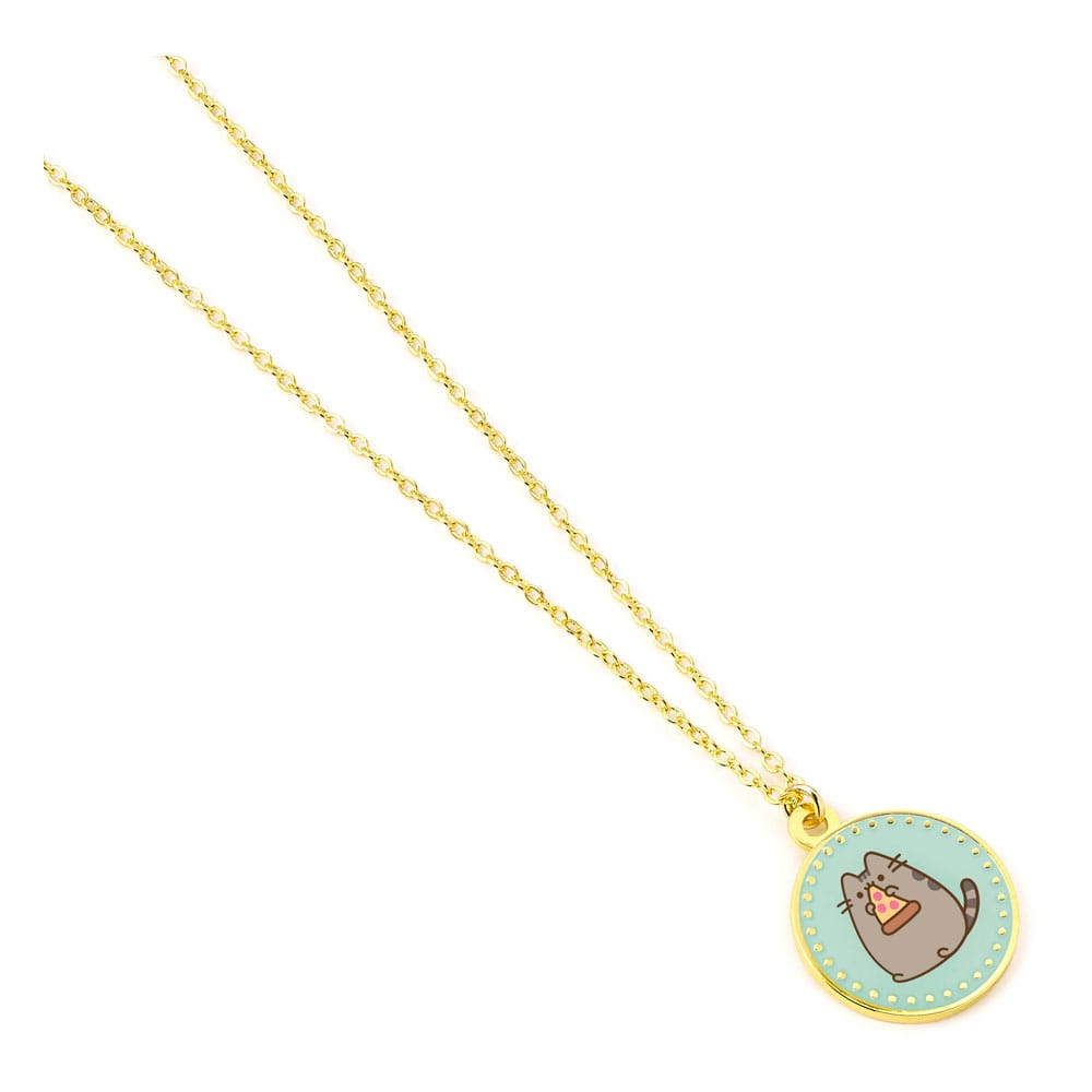 Pusheen Pendant & Necklace Blue Pizza The Carat Shop