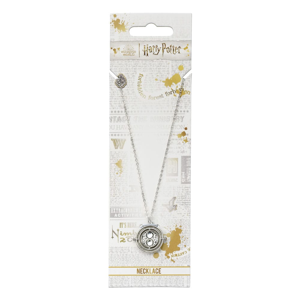 Harry Potter Necklace Time Turner Charm (Silver Tone) Pendants & necklaces