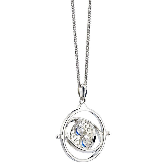 Harry Potter Necklace & Charm Time Turner (Sterling Silver) The Carat Shop