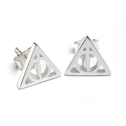 Harry Potter Deathly Hallow Stud Earrings (Sterling Silver) Earrings