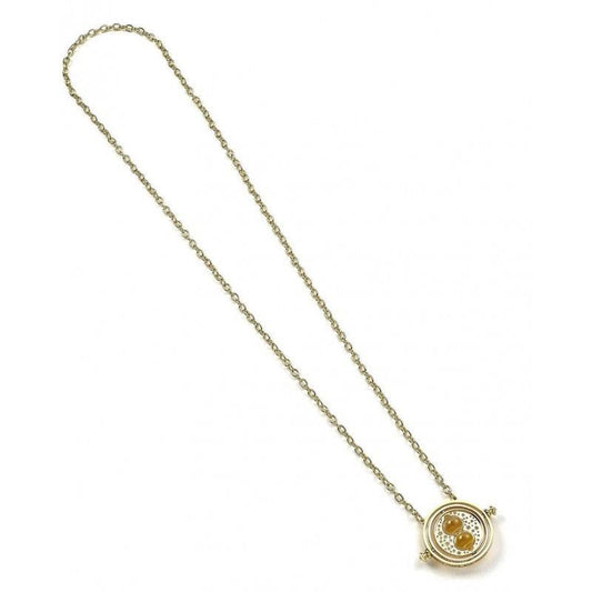 Harry Potter Pendant & Necklace Spinning Time Turner (gold plated) The Carat Shop