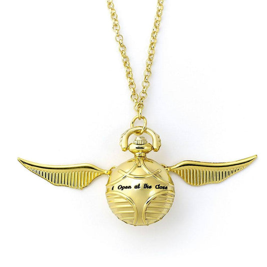 Harry Potter Watch Necklace Golden Snitch (gold plated) The Carat Shop