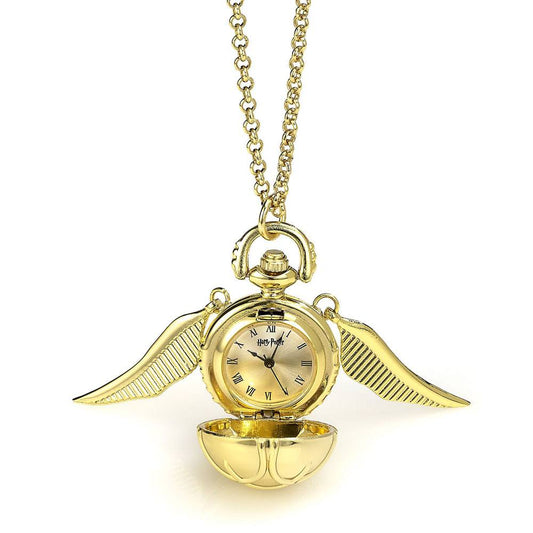 Harry Potter Watch Necklace Golden Snitch (gold plated) The Carat Shop