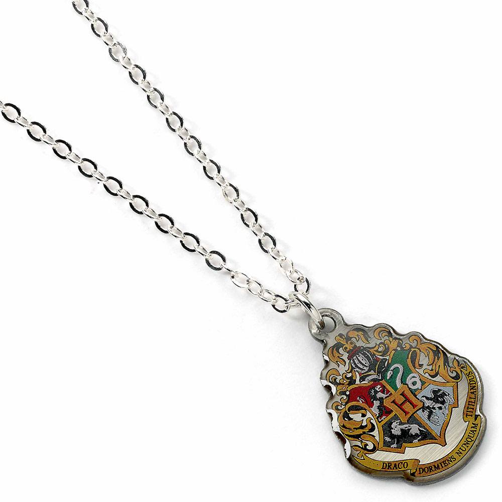 Harry Potter Pendant & Necklace Hogwarts (silver plated) The Carat Shop