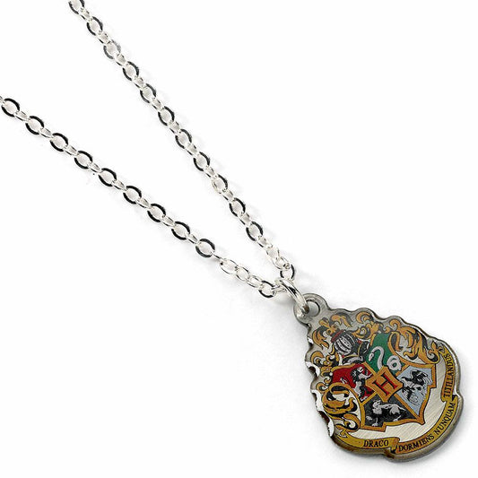 Harry Potter Pendant & Necklace Hogwarts (silver plated) The Carat Shop