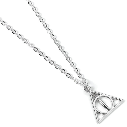 Harry Potter Pendant & Necklace Deathly Hallows (silver plated) The Carat Shop