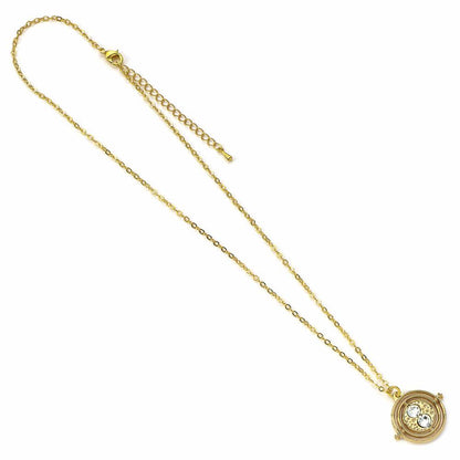 Harry Potter Pendant & Necklace Fixed Time Turner (gold plated) The Carat Shop