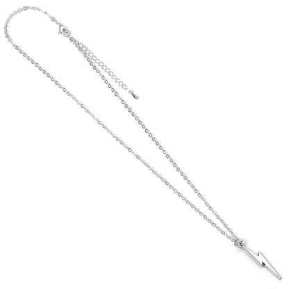 Harry Potter Pendant & Necklace Lightning Bolt (silver plated)
