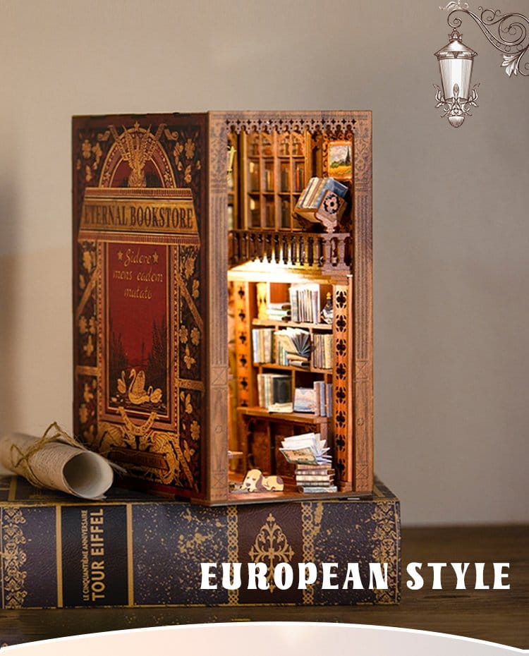 Book Nook Eternal Bookstore 23 x 11 cm CuteBee