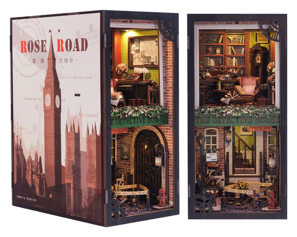 Book Nook Rose Detective Agency 23 x 11 cm CuteBee