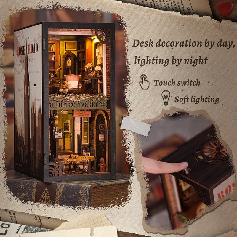 Book Nook Rose Detective Agency 23 x 11 cm CuteBee