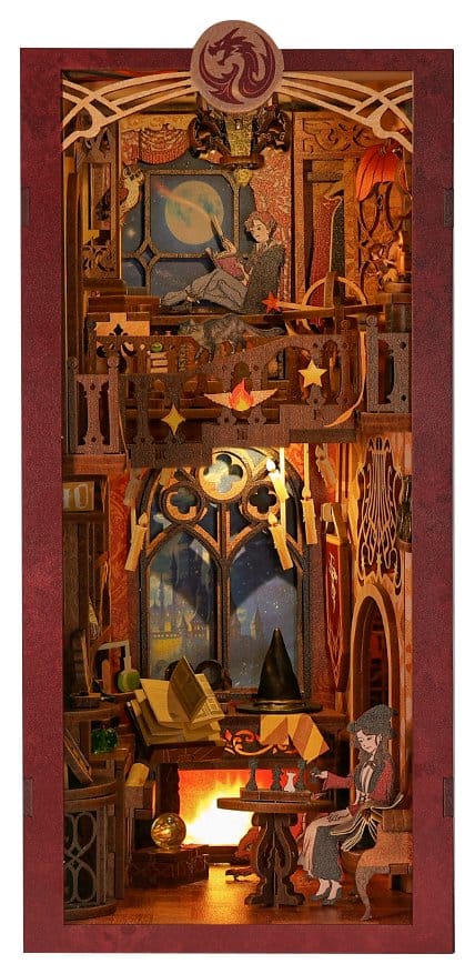 Book Nook Flame Common Room 23 x 11 cm CuteBee