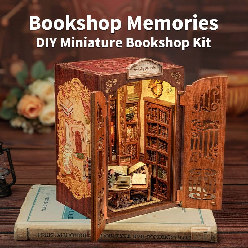 Book Nook Bookshop Memories 17 x 10 cm CuteBee