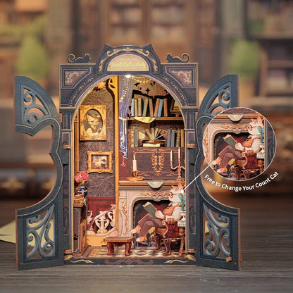 Book Nook Count Cat´s Study 17 x 12 cm CuteBee