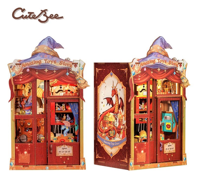 Book Nook Amazing Toy Store 17 x 12 cm CuteBee