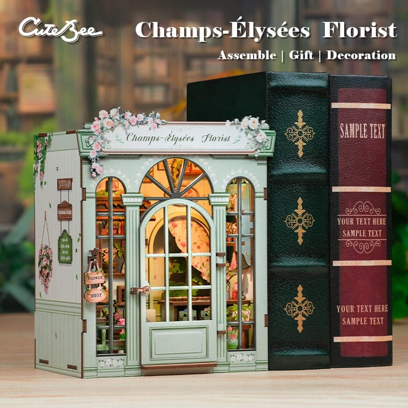 Miniature House Model Kit Champs-Élysées Florist 18 x 16 cm CuteBee