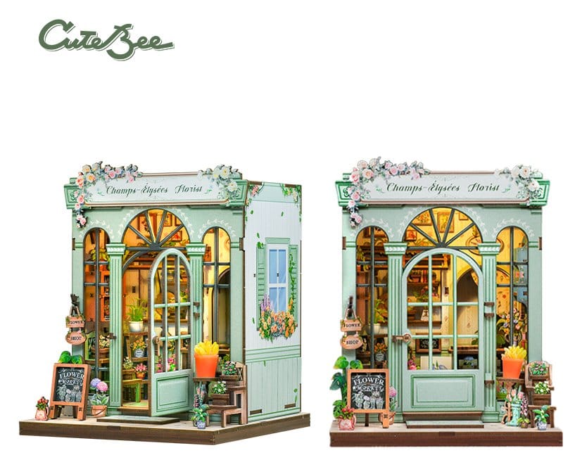 Miniature House Model Kit Champs-Élysées Florist 18 x 16 cm CuteBee