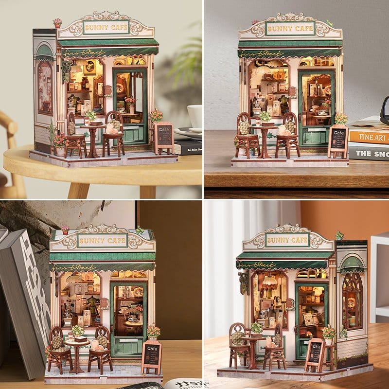 Miniature House Model Kit Sunny Cafe 20 x 16 cm CuteBee