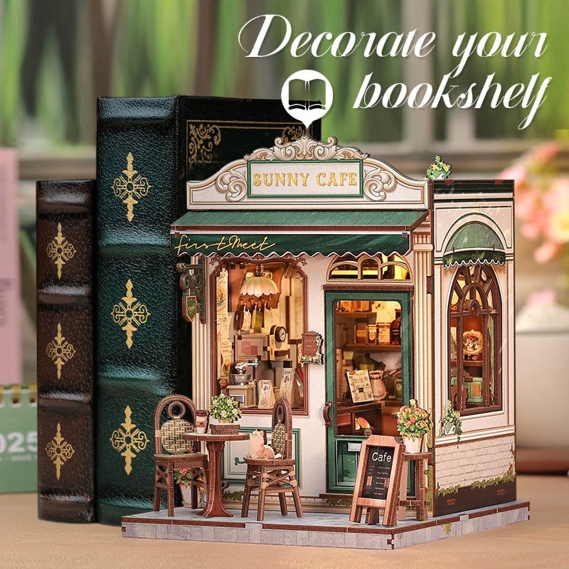 Miniature House Model Kit Sunny Cafe 20 x 16 cm CuteBee