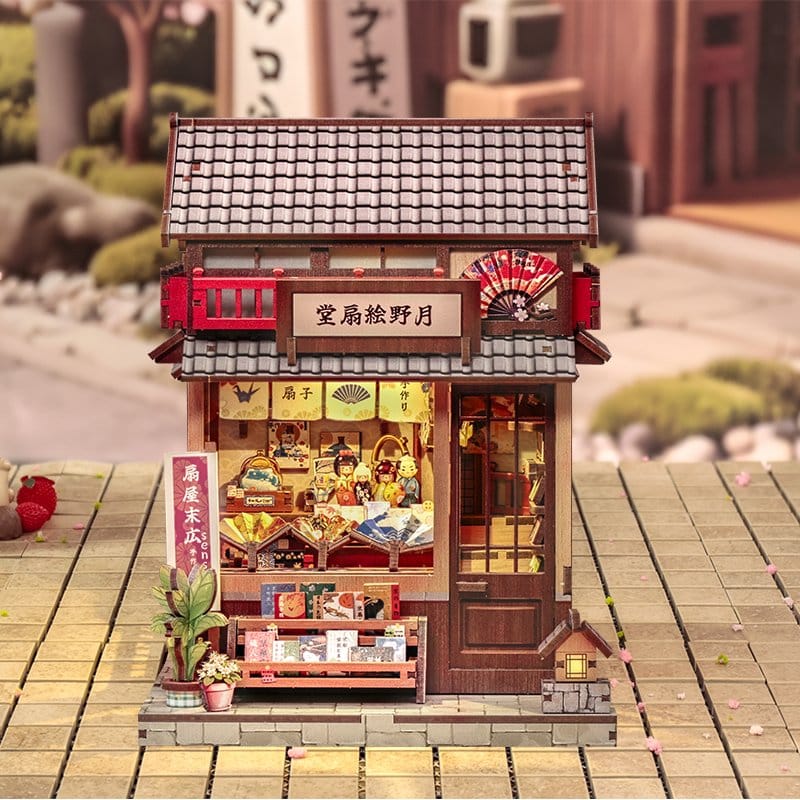 Miniature House Model Kit Tsukino Eogi-dou 19 x 14 cm CuteBee