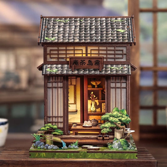 Miniature House Model Kit Kirishima Cha-an 19 x 14 cm CuteBee
