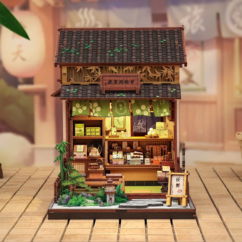 Miniature House Model Kit Kanmi-dokoro Kurihara 19 x 15 cm CuteBee
