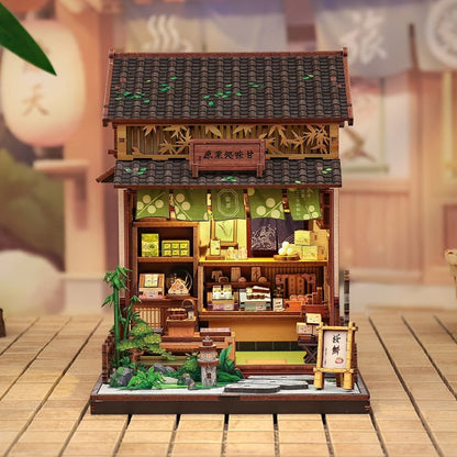 Miniature House Model Kit Kanmi-dokoro Kurihara 19 x 15 cm CuteBee