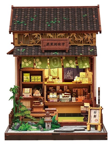 Miniature House Model Kit Kanmi-dokoro Kurihara 19 x 15 cm CuteBee
