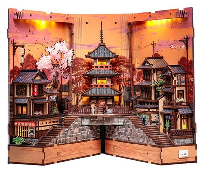 Book Nook Twilight Sakura Path 23 x 12 cm