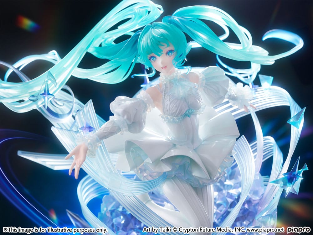 Hatsune Miku PVC Statue 1/7 Hatsune Miku - Crystal Dress Ver. 22 cm - FanofThings.co.uk