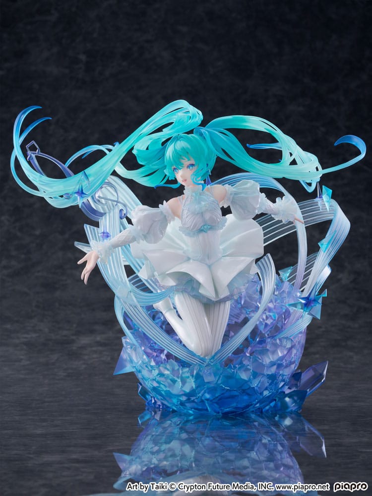 Hatsune Miku PVC Statue 1/7 Hatsune Miku - Crystal Dress Ver. 22 cm - FanofThings.co.uk
