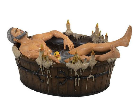 The Witcher 3 Wild Hunt Statue Geralt in the Bath 9 cm Statues